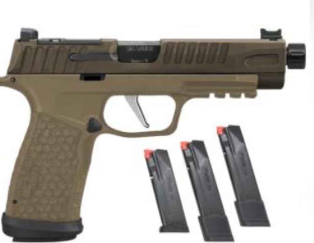 SIG SAUER P365 FUSE TACTICAL 9MM 4.3" THREADED BBL, TWO TONE TAN O.R. -img-0
