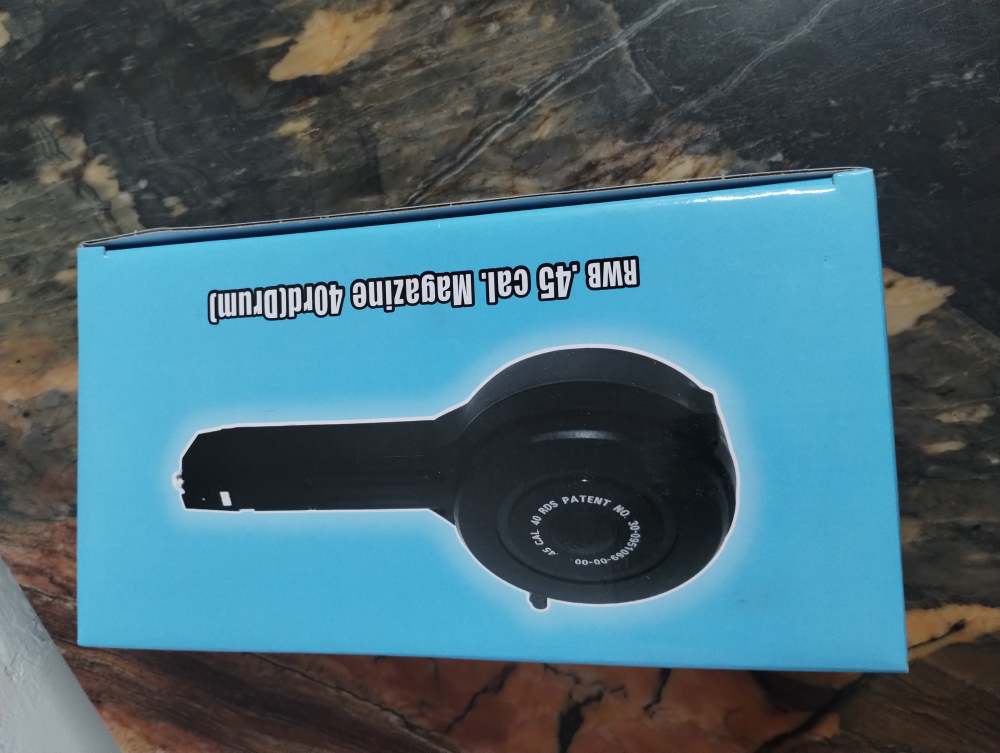 GLOCK TYPE Red White and Blue brand new 40 round 45ACP DRUM MAG FDE-img-1