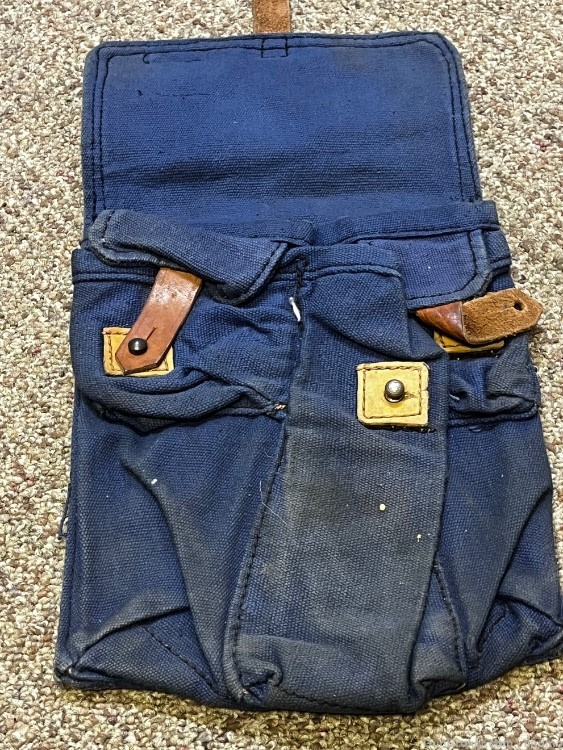Blue 4 cell Romanian Romy mag magazine pouch akm ak47 ak74-img-2