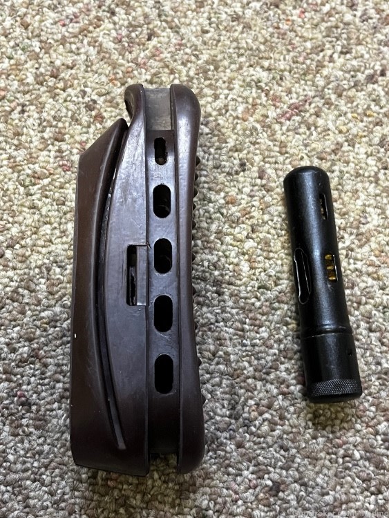 NOS Russian Izhmash plum stock with flecks and butt pad ak74 undrilled -img-21