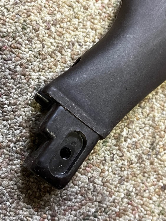 NOS Russian Izhmash plum stock with flecks and butt pad ak74 undrilled -img-2