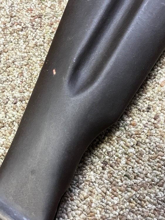 NOS Russian Izhmash plum stock with flecks and butt pad ak74 undrilled -img-7