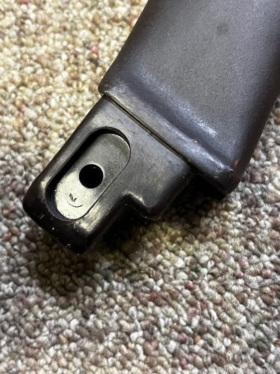 NOS Russian Izhmash plum stock with flecks and butt pad ak74 undrilled -img-8