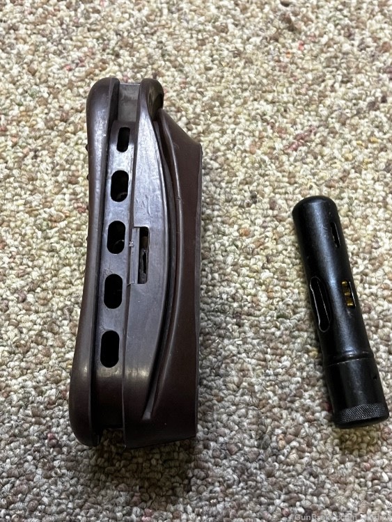 NOS Russian Izhmash plum stock with flecks and butt pad ak74 undrilled -img-19