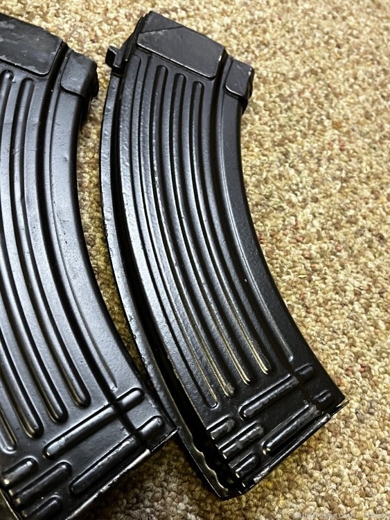 3 x Polish 30rd 7.62x39 mags + pouch magazine fb radom ribbed -img-4