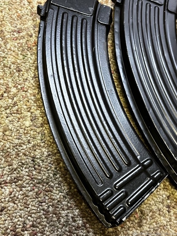 3 x Polish 30rd 7.62x39 mags + pouch magazine fb radom ribbed -img-3