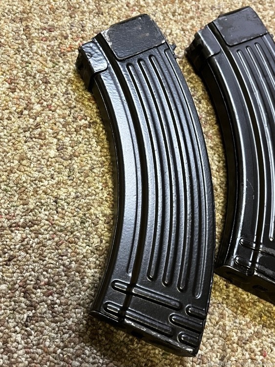 3 x Polish 30rd 7.62x39 mags + pouch magazine fb radom ribbed -img-10