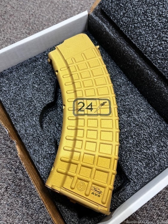 Rare 1 of 50 made Easter 2023 Gold Battle bunny arsenal waffle mag 7.62x39 -img-5