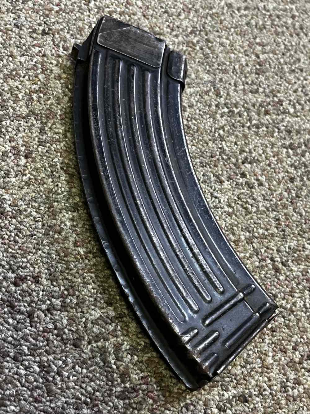 Russian Izhmash ribbed rare large side stamp mag 30rd 7.62x39 magazine-img-10