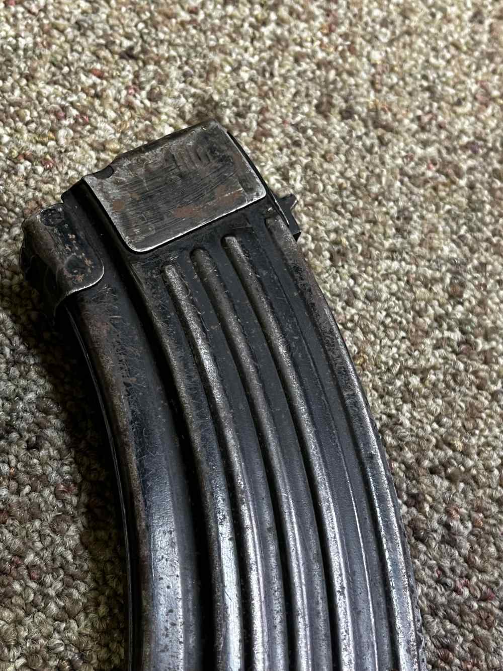 Russian Izhmash ribbed rare large side stamp mag 30rd 7.62x39 magazine-img-5
