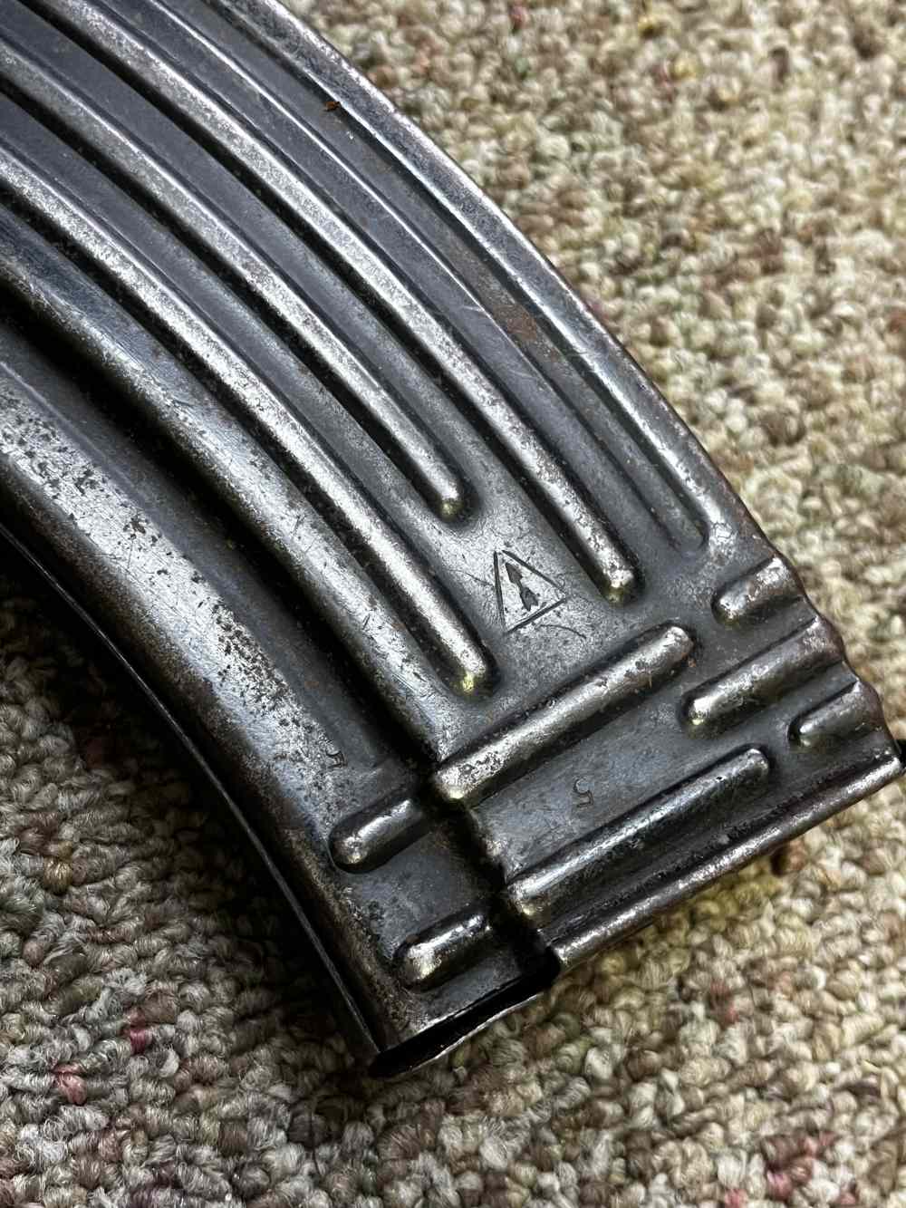Russian Izhmash ribbed rare large side stamp mag 30rd 7.62x39 magazine-img-3