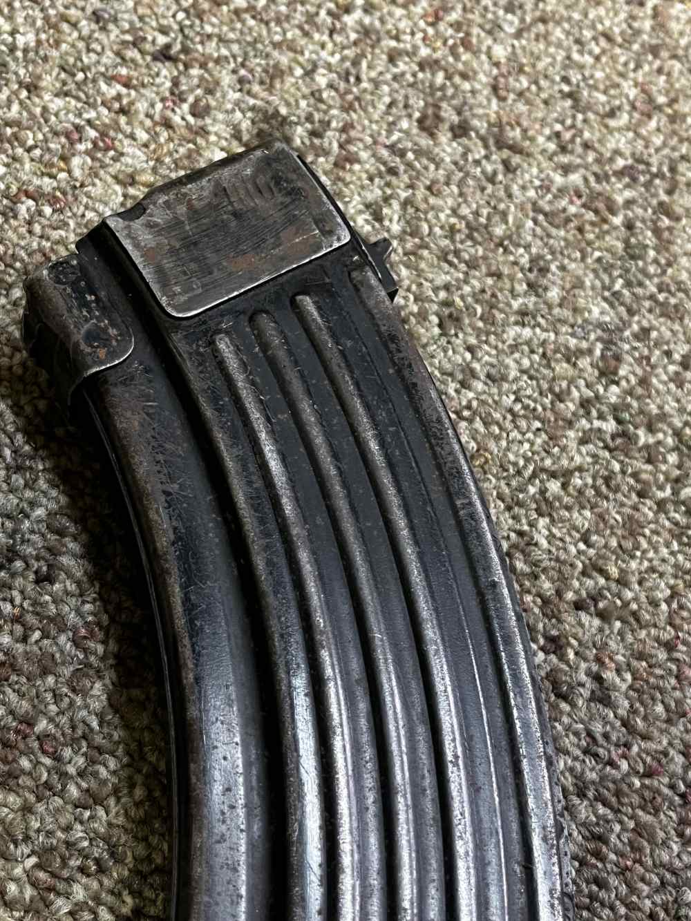 Russian Izhmash ribbed rare large side stamp mag 30rd 7.62x39 magazine-img-6