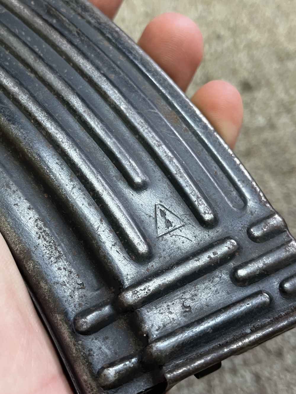 Russian Izhmash ribbed rare large side stamp mag 30rd 7.62x39 magazine-img-17
