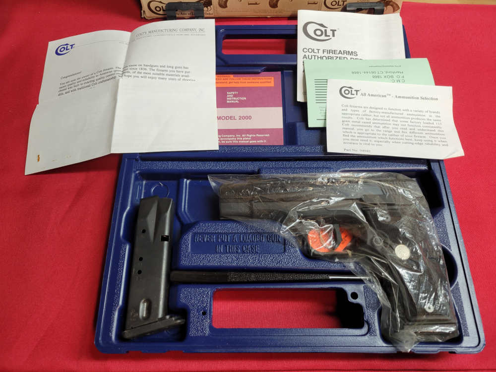 Colt All American 2000 4.5" 9mm As New Factory Letter Complete Pkg-img-18