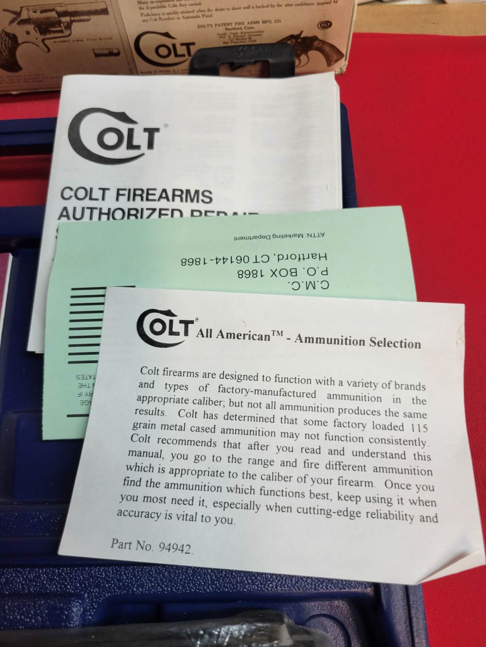 Colt All American 2000 4.5" 9mm As New Factory Letter Complete Pkg-img-21