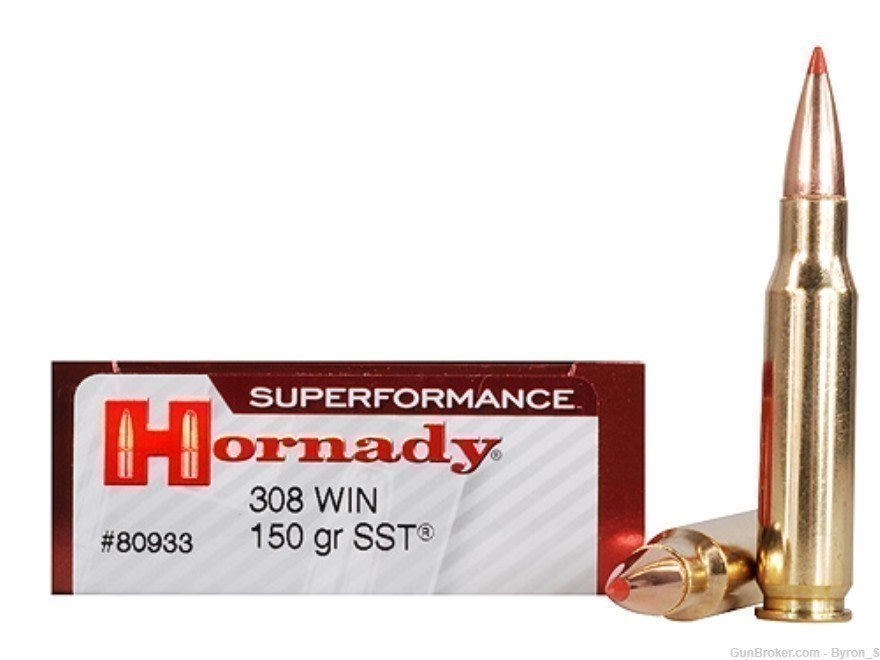 20rds Hornady Superformance™ SST .308 Win 150gr BT JHP 80933 HP FAST SHIP-img-1