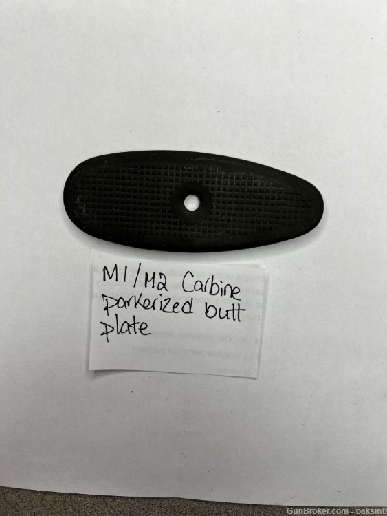 M1 M2 Carbine parkerized butt plate-img-0