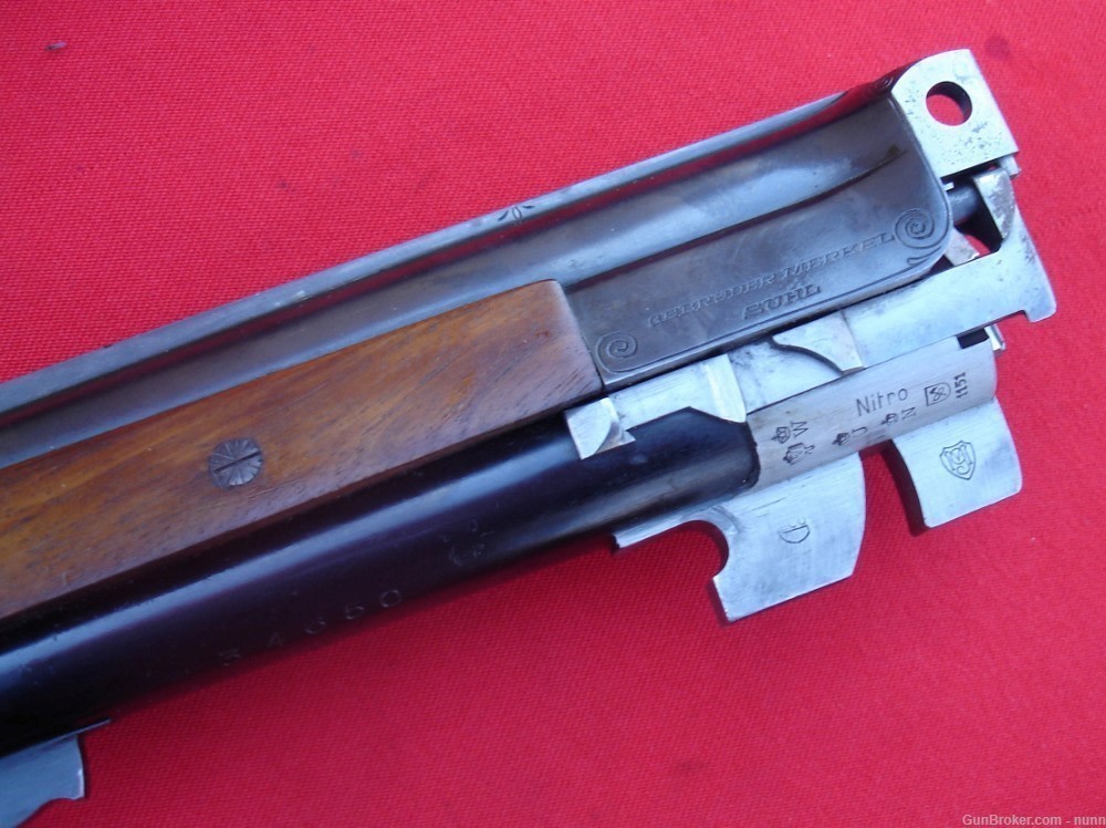 Merkel Combination Gun, Two Barrel Set, 7X65R, .22 Hornet, 16 Gauge AB-img-52