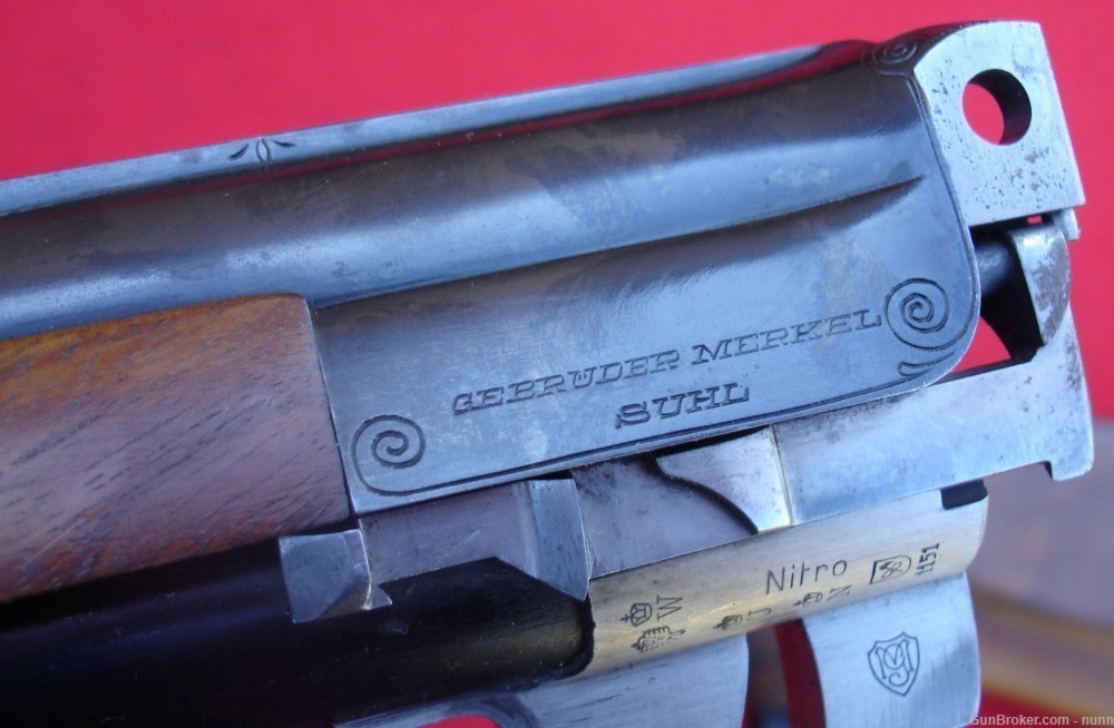 Merkel Combination Gun, Two Barrel Set, 7X65R, .22 Hornet, 16 Gauge AB-img-54