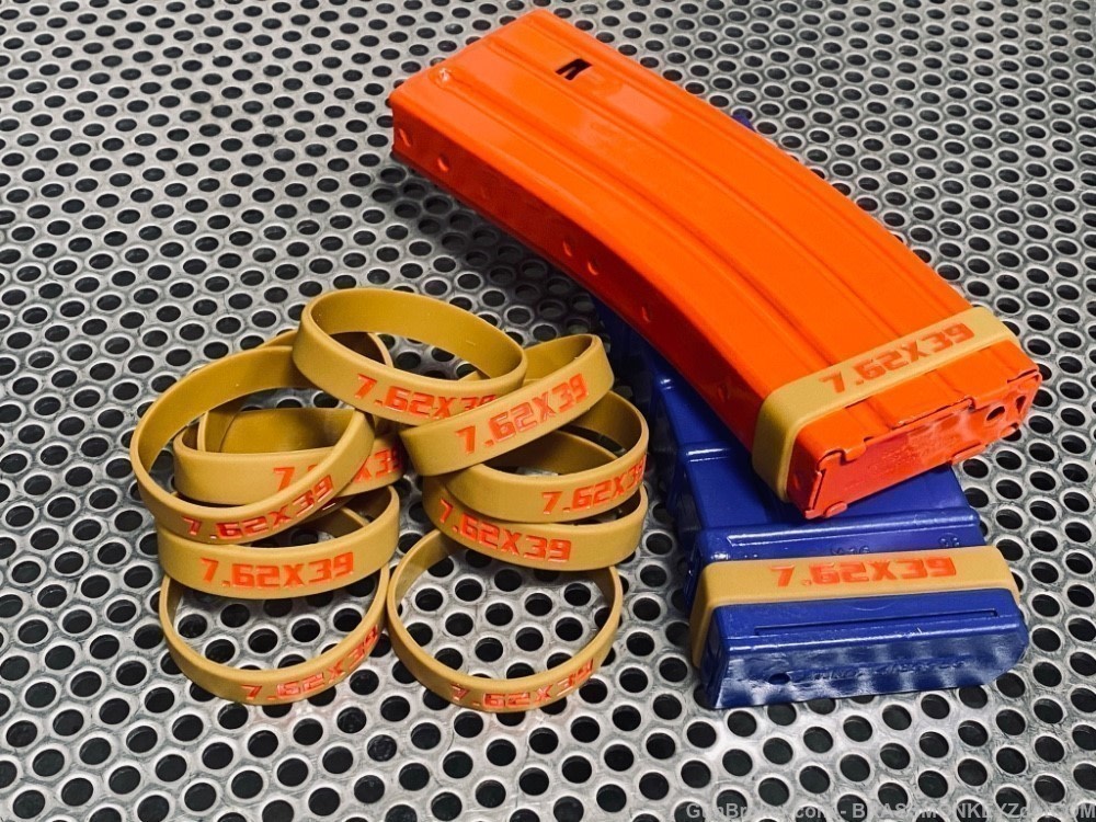 7.62 X 39 MAG ID BANDS (10 PACK) FREE SHIPPING!-img-1