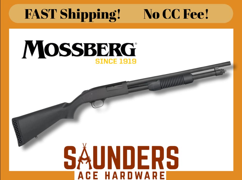 MOSSBERG 590 7-SHOT PERSAUDER Pump Action Shotgun 20g 6R Drilled Tapped-img-0