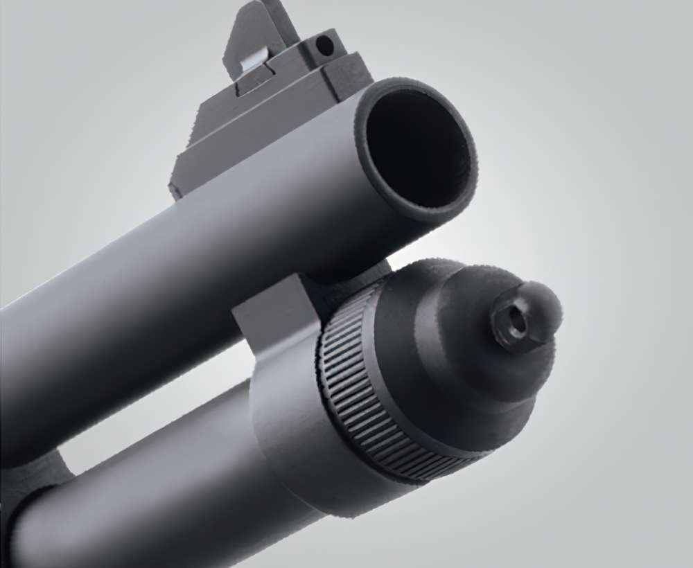 MOSSBERG 590 7-SHOT PERSAUDER Pump Action Shotgun 20g 6R Drilled Tapped-img-2