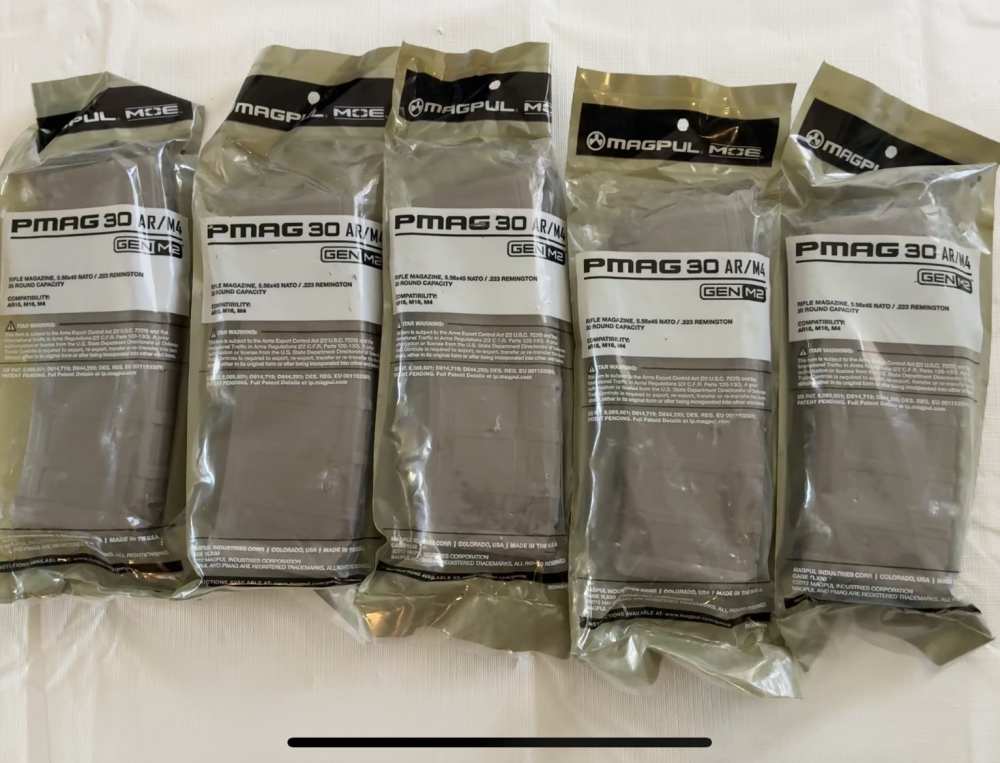 5x New old stock FDE Gen 2 Pmags-img-0