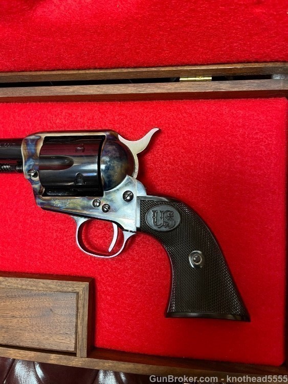 USFA .45 COLT, 4 3/4 CASE/BLUE, USFA, UNFIRED WTH OPTIONAL ITEMS.-img-4