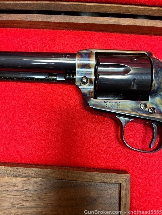 USFA .45 COLT, 4 3/4 CASE/BLUE, USFA, UNFIRED WTH OPTIONAL ITEMS.-img-9