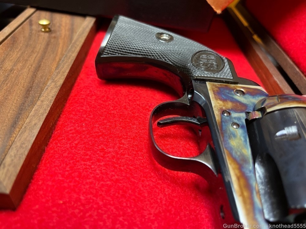 USFA .45 COLT, 4 3/4 CASE/BLUE, USFA, UNFIRED WTH OPTIONAL ITEMS.-img-12