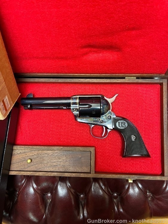 USFA .45 COLT, 4 3/4 CASE/BLUE, USFA, UNFIRED WTH OPTIONAL ITEMS.-img-3