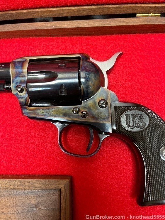 USFA .45 COLT, 4 3/4 CASE/BLUE, USFA, UNFIRED WTH OPTIONAL ITEMS.-img-10