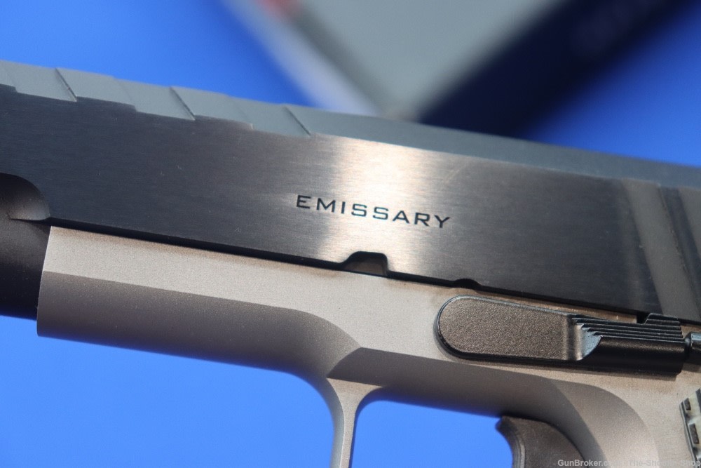 Springfield Armory Model Emissary 1911 Pistol 9MM 4.25 Stainless 2-TONE SA-img-10