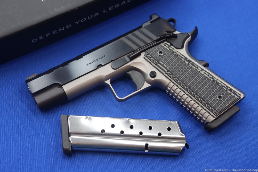 Springfield Armory Model Emissary 1911 Pistol 9MM 4.25 Stainless 2-TONE SA-img-1