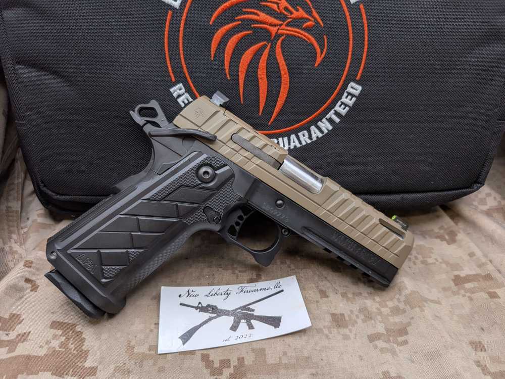 Live Free Armory Apollo 11 V2 Compact 2011 9MM New FDE Slide-img-1