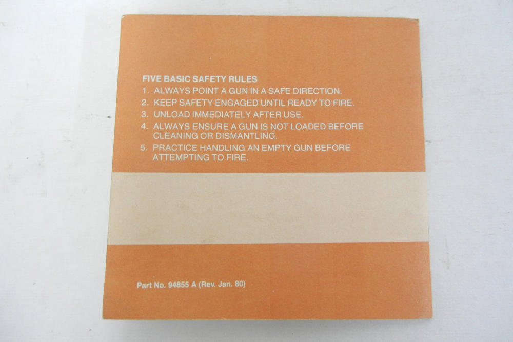 Colt Single Action Army Revolver and Frontier Operating Manual - 01/80-img-2
