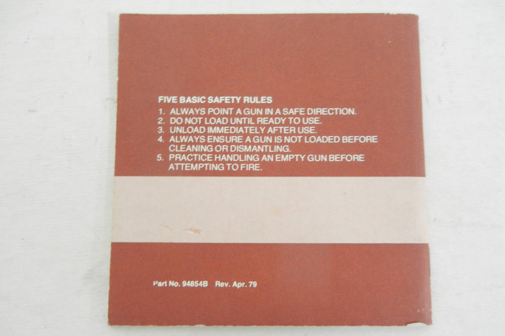 Colt Lawman MKII and Trooper MKII Operating Manual - 04/79-img-2