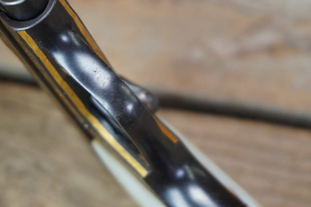 Spanish "Destroyer" 25 auto Damascened GOLD INLAY pearl grips must see C&R-img-29