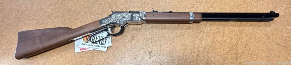 Henry Silver Eagle 2nd Edition Rifle Engraved 20” 16rd H004SE2 NO CC FEES-img-0