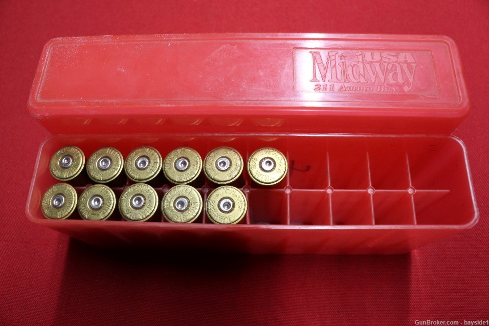 338 Winchester Brass 11 WW-Super Cases w/Midway Plastic Case-img-0
