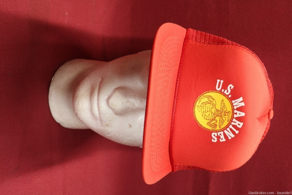 USMC MARINES RED HAT SNAPBACK SUMMER CAP-  NEW-img-2