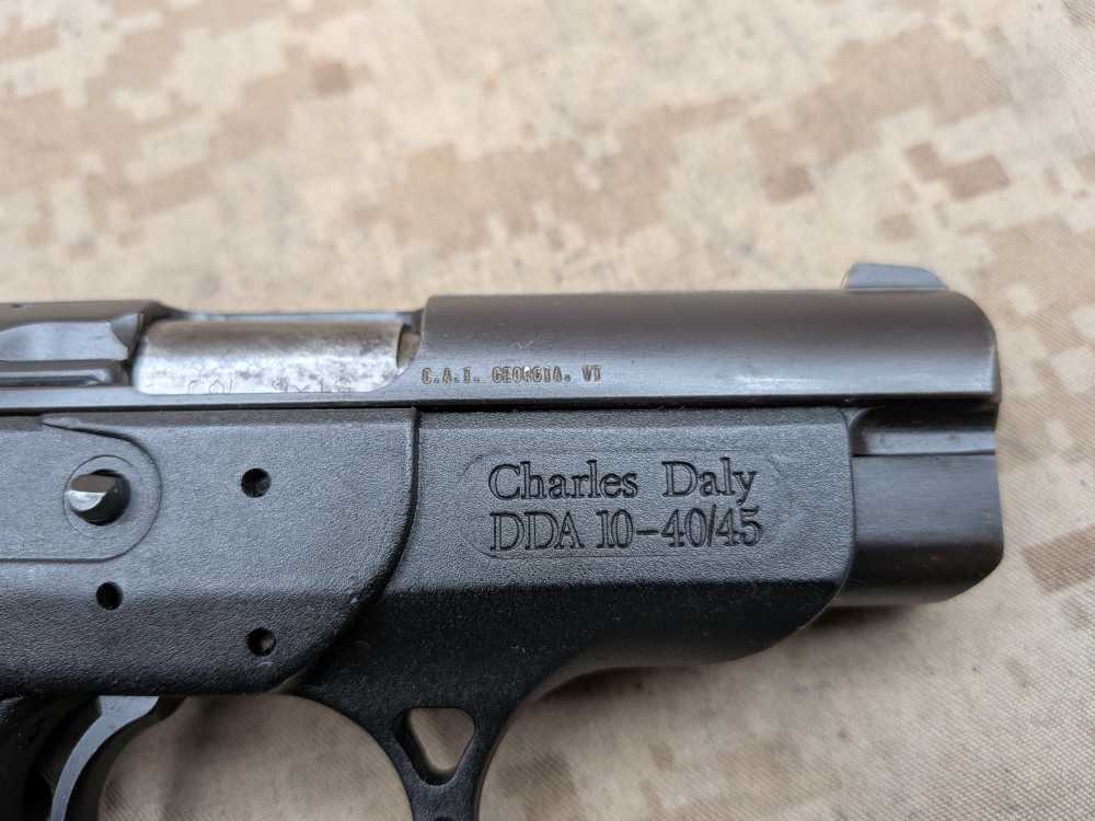 Bul / Charles Daly DDA10-40/45 9MM 3.75" DA/SA USED Israel-img-3