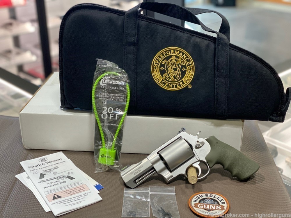 NEW SMITH & WESSON PERFORMANCE 460XVR 5RND 3.5" STAINLESS 170350-img-1
