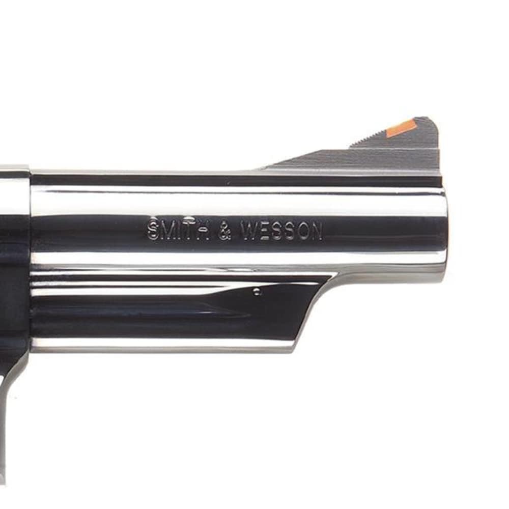 SMITH & WESSON 29 Large Frame Revolver Red Ramp Sight Wood Grip 44 Mag 4" -img-3