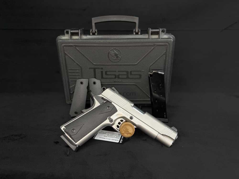 New! Tisas 1911 Duty Carry SS45 4.25" Barrel .45ACP Semi Automatic 7+1-img-0
