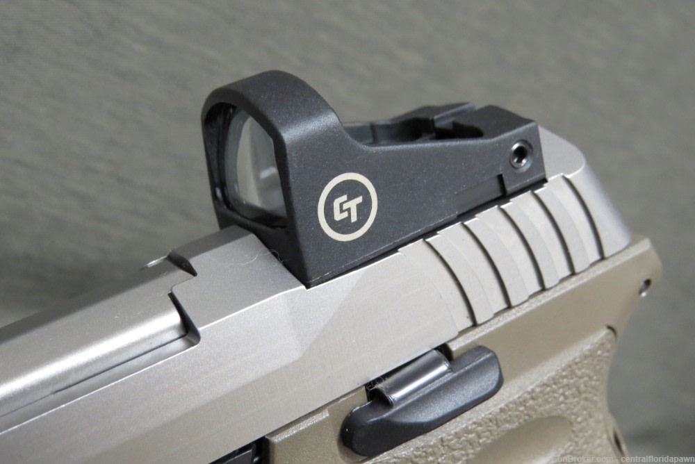 Sccy CPX-2TTDERD 9mm Pistol CPX-2 FDE Tan CT Red Dot-img-2