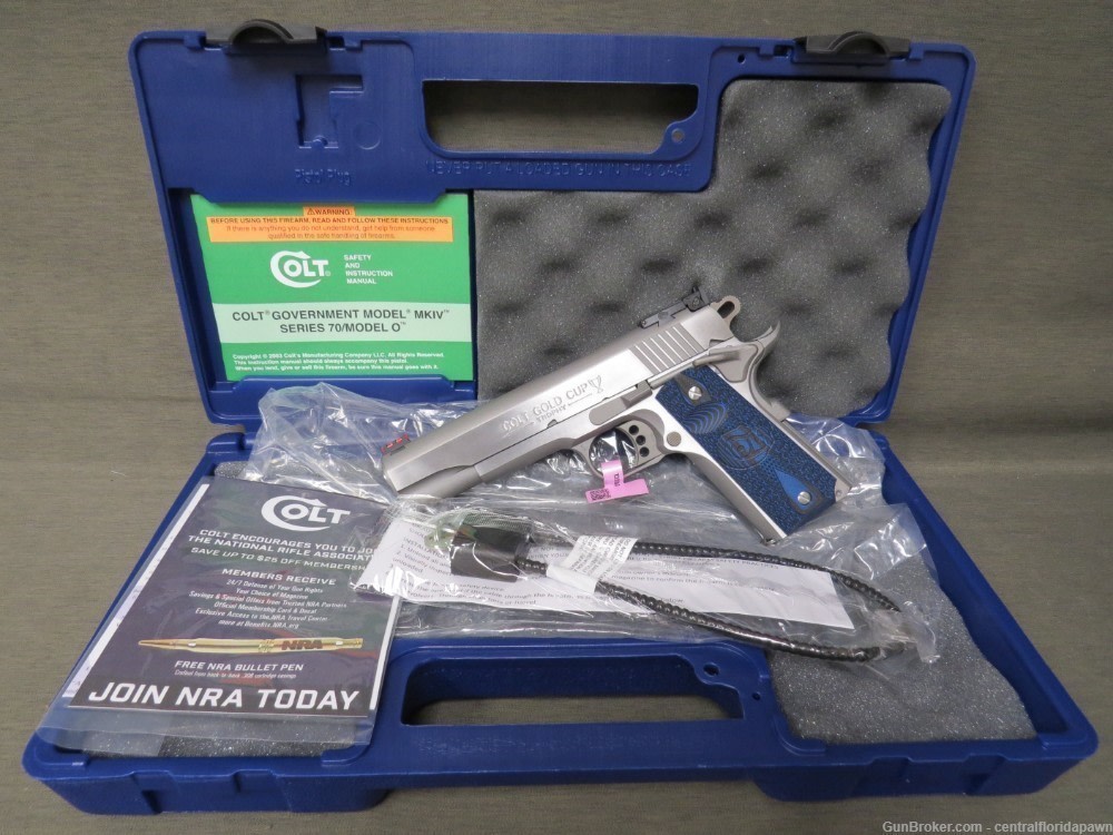 Colt Gold Cup Lite National Match .38 super Pistol Series 70 STS O5073GCL-img-9