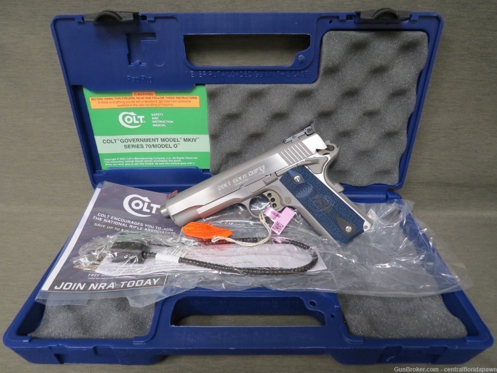Colt Gold Cup Lite National Match .38 super Pistol Series 70 STS O5073GCL-img-9