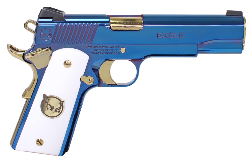 IVER JOHNSON EAGLE ULTRAMARINE 45ACP BLUE NEW 1911-img-3