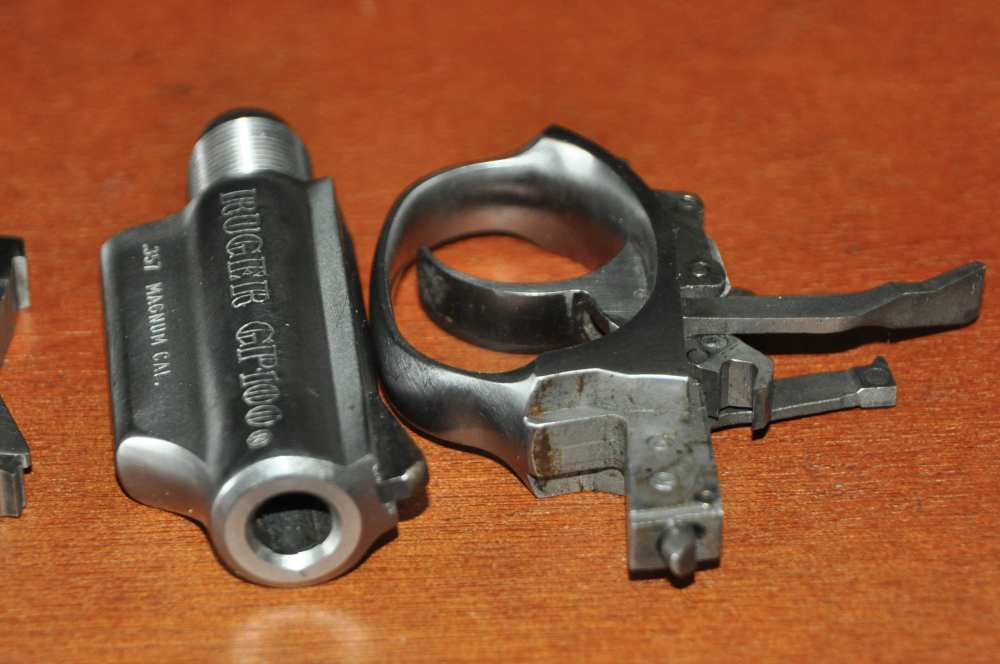 Ruger GP100 357mag Trigger Assembly Barrel & Parts-img-3